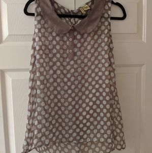 polkadot tank top